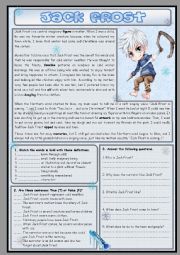 JACK FROST - READING COMPREHENSION