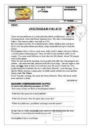 English Worksheet: full term test 1