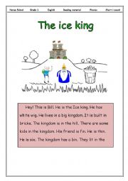 English Worksheet: phonics - short i sound