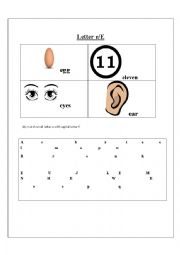 letter e revision