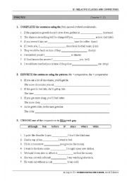 English Worksheet: Grammar Revision