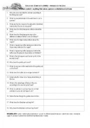 English Worksheet: Creature Comforts - a listening comprehension exercise