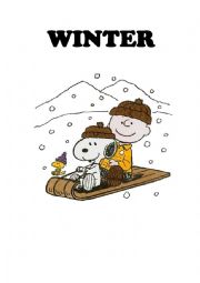 English Worksheet: SEASONS FLASH-CARDS