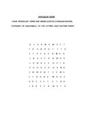 English Worksheet: IRREGULAR  VERBS