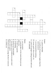 English Worksheet: Tom Sawyer (Oxford Bookworms Library) Chapters 3 & 4 crossword puzzle