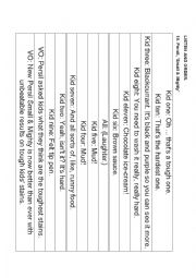 English Worksheet: Radio commercial