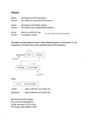 English Worksheet: The Passive Voice