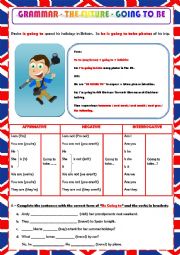 English Worksheet: FUTURE - BE GOING TO 