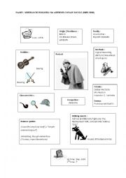 English Worksheet: sherlock holmes