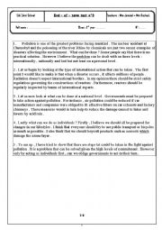 English Worksheet: end of term test n 3 third form