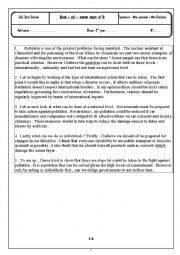 English Worksheet: end of term test n 3 third form