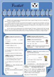 English Worksheet: football