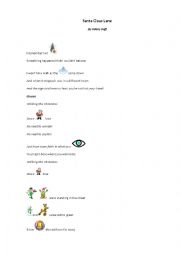 English Worksheet: Santa Claus Lane