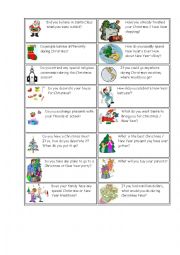 English Worksheet: Christmas mingle