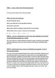 English Worksheet: writing