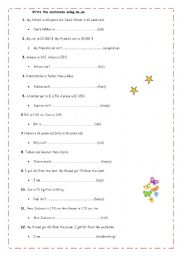 English Worksheet: as....as