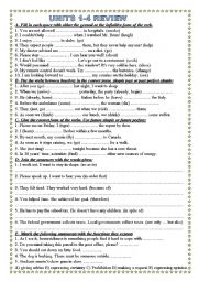 English Worksheet: Consolidation