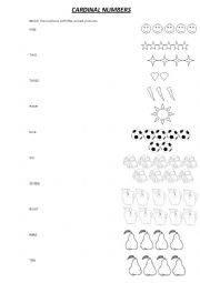 English Worksheet: Cardinal Numbers