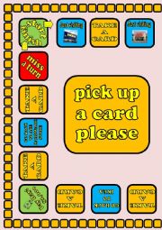 English Worksheet: Money Pit Board Game 1/3