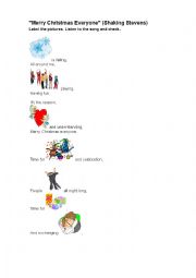 English Worksheet: Merry Christmas, everyone!