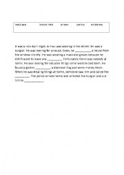 English Worksheet: detective and crime stories 