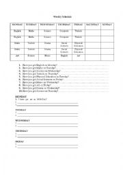 English Worksheet: lessons