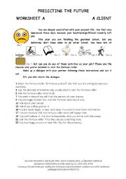 English Worksheet: future