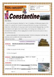 English Worksheet: Constantine