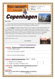 English Worksheet: Copenhagen