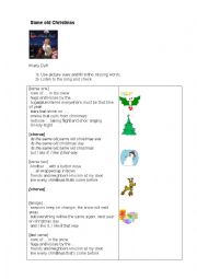 English Worksheet: Same old christmas