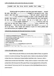 English Worksheet: 8th form test 2