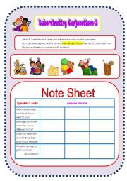 Subordinate conjunctions-because, so, when, after, before-2