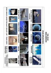 English Worksheet: THE SPACE B): SPACE EXPLORATION
