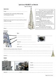 English Worksheet: The Chrysler Building- symbolism of ornaments