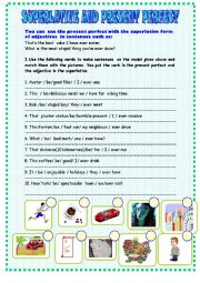 English Worksheet: Superlative and present perfect