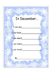 December senses poem