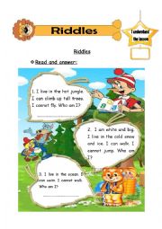 English Worksheet: animals