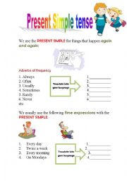 English Worksheet: Present Simple