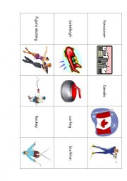 English Worksheet: Winter Olympics Memory
