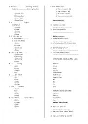 English Worksheet: family members and have- has got
