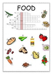 Food Crossword