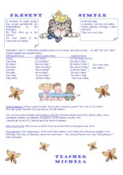 English Worksheet: Present simple