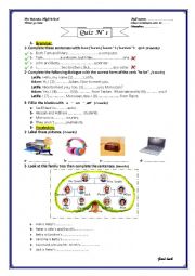 English Worksheet: quiz