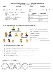 English Worksheet: quiz