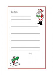 A letter to Santa