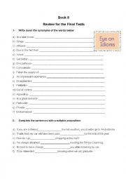 English Worksheet: Idioms / Prepositional Verbs