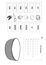 English Worksheet: Vegetables 