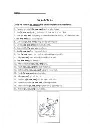 Verb Be Quiz 