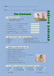 English Worksheet: Video Watching -Family Therapy
