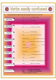 Verbs easily confused